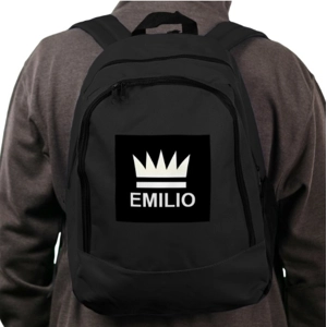 Emilio Black Universal Backpack