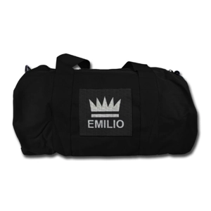 Emilio Black Duffel Bag