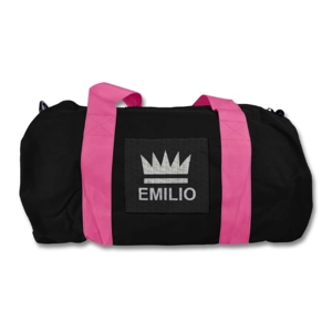 Emilio Black Fuchsia Duffel Bag