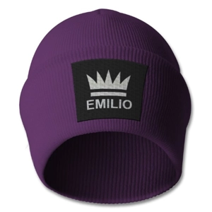 Emilio Purple Beanie Hat