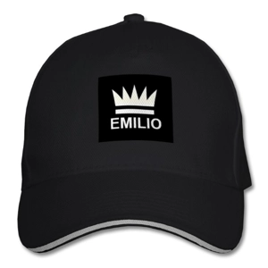 Emilio Black Light Grey Cap