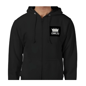 Emilio Men's Zip Hoodie Size X Large
