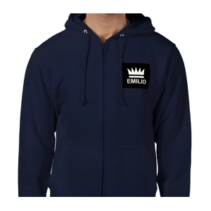 Emilio Men's Zip Hoodie Size X Large