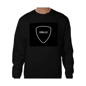 Emilio Men's Black Sweatshirt Size 2XL