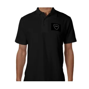 Emilio Men's Black Polo T Shirt Size Large