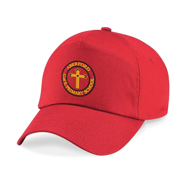 product Image for Aberford Primary School Embroidered Cap, Red
