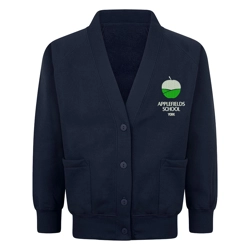 Applefields School York Embroidered Cardigan