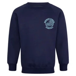 Beecroft Primary School Embroidered Sweatshirt, Navy blue