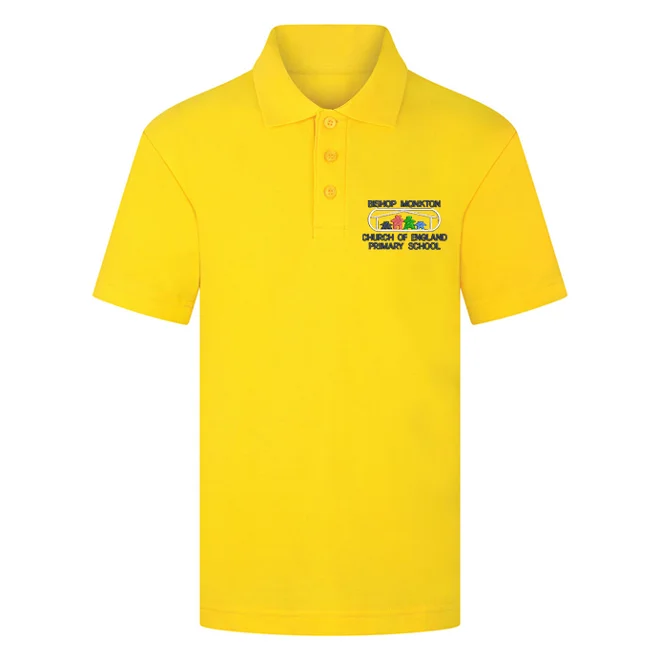 product Image for Bishop Monkton Primary School Embroidered Polo Shirt