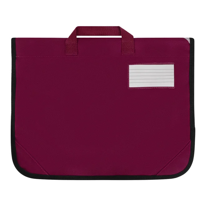 Additional Image for Primrose Lane Primary Embroidered School Book Bag, Maroon