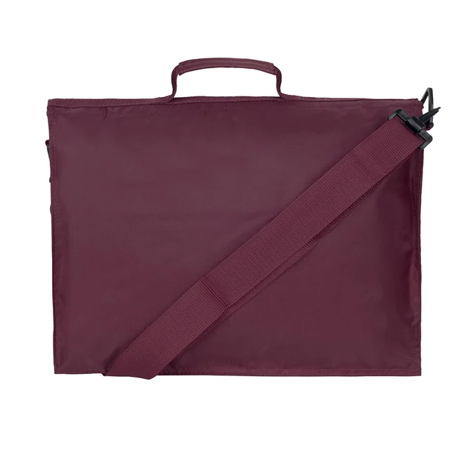 Additional Image for Primrose Lane Primary School Embroidered Book Bag Satchel, Maroon
