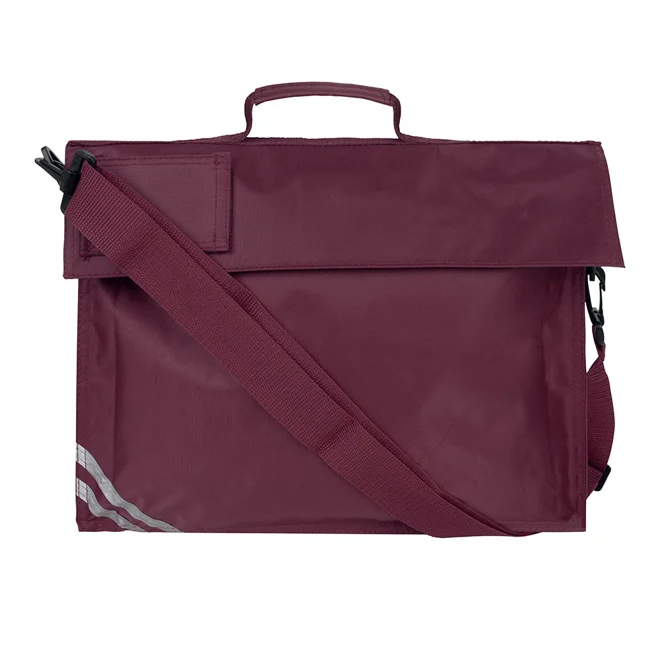 Additional Image for Primrose Lane Primary School Embroidered Book Bag Satchel, Maroon