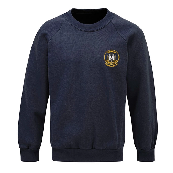 product Image for Bramham Primary School Embroidered Sweatshirt, Navy blue
