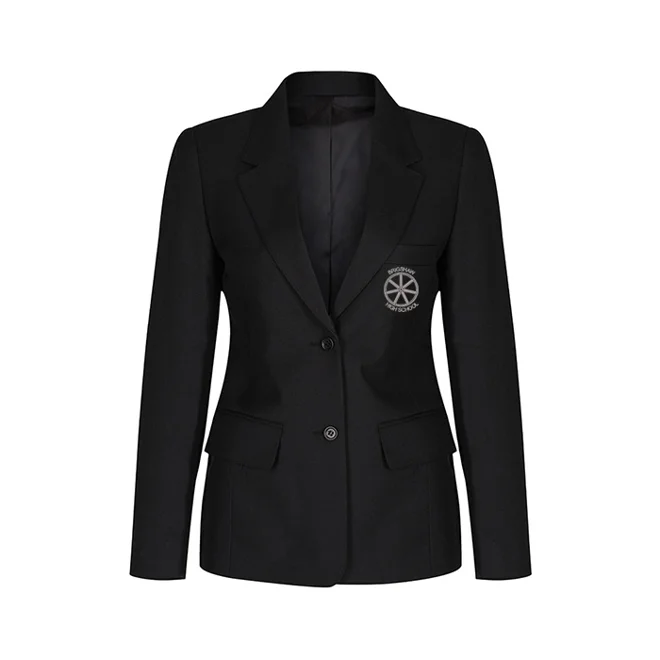 product Image for Brigshaw High School Embroidered Girls' Fitted Blazer, Black