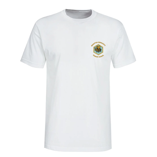 product Image for Brompton Primary School Embroidered T-shirt, White