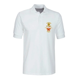 Burneston Primary School Embroidered Polo Shirt, White