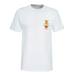 Burneston Primary School Embroidered T-shirt, White
