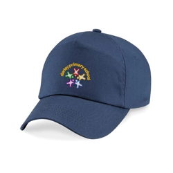 Darley Primary School Embroidered Cap, Navy blue