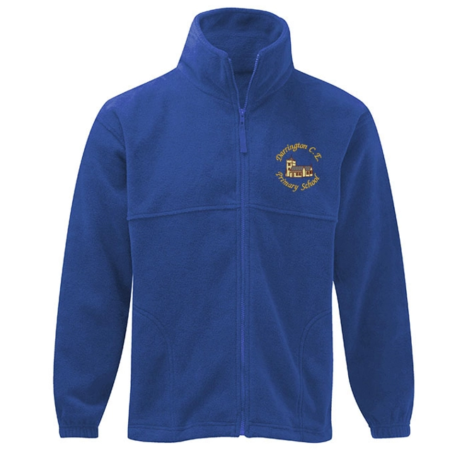 product Image for Darrington Primary School Embroidered Fleece, Royal blue