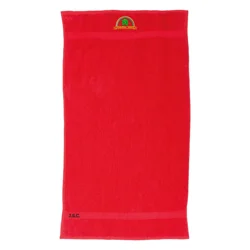 Deighton Gates Primary School Embroidered Swimming Towel, Red