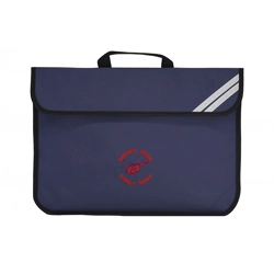 Dishforth Airfield Primary School Embroidered Book Bag, Navy blue
