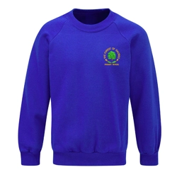 Forest of Galtres Primary School Embroidered Sweatshirt, Royal blue