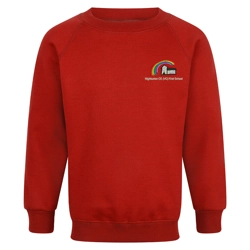 Highburton First Academy Embroidered Sweatshirt, Red