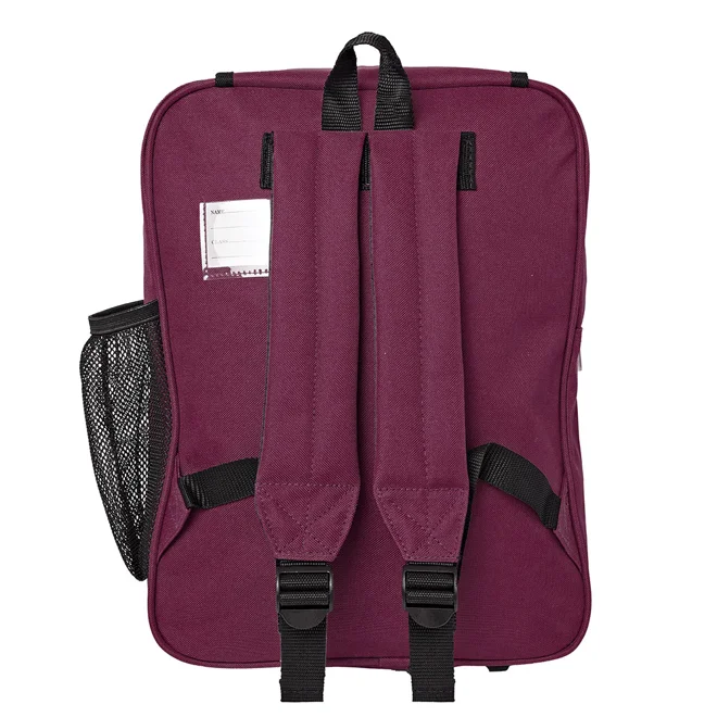 Additional Image for Primrose Lane Primary School Embroidered Junior Backpack, Marooon