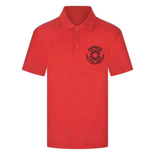 Additional Image for Marwood Infant School Embroidered Polo Shirt