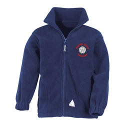 Riverside School & Nursery Embroidered Fleece, Royal blue