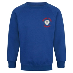 Riverside School & Nursery Embroidered Sweatshirt, Royal blue