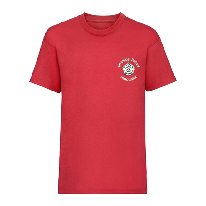 Additional Image for Riverside Primary School & Nursery Embroidered T-shirt, House colours