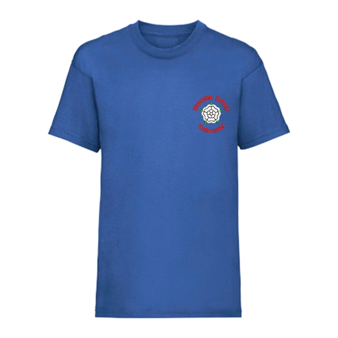 Additional Image for Riverside Primary School & Nursery Embroidered T-shirt, House colours