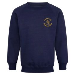 Saxton Primary School Embroidered Sweatshirt, Navy blue