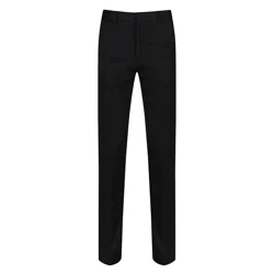 Girls' Slim Fit School Trousers, Black