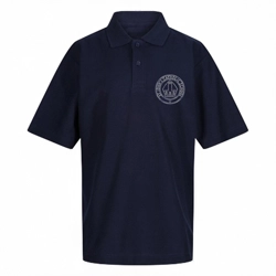 St John's Catholic School Embroidered Polo Shirt, Navy
