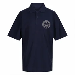 St. John's Catholic School Embroidered Polo Shirt, Navy