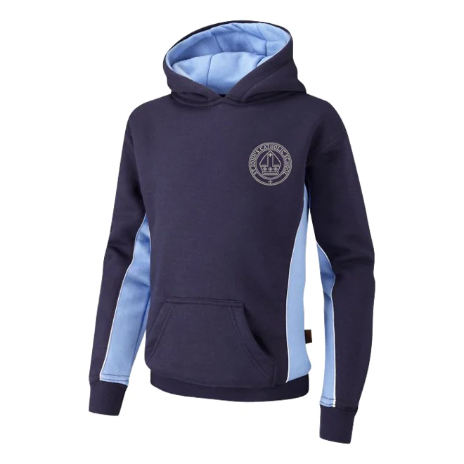 product Image for St. John's Catholic School Embroidered Sports Hoodie, Navy/Sky
