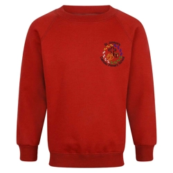 St. Joseph's Catholic Primary School Embroidered Sweatshirt, Red