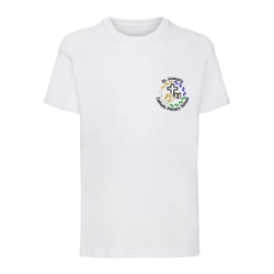 St.Joseph's Catholic Primary School Embroidered T-shirt, White