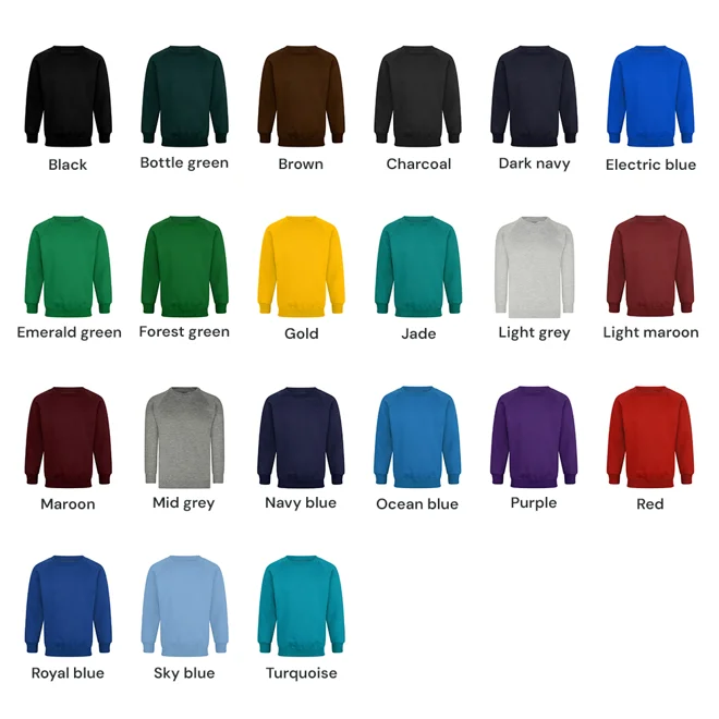 Additional Image for Clearance Sweatshirts (Plain or Embroidered)