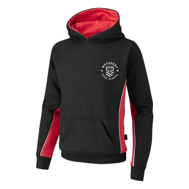 product Image for Wetherby High School Embroidered Sports Hoodie, Black/Red