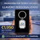 Set 50 Llaveros Octagonal Personal..