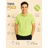 Tipo Polo Dry Fit verde claro ₡4850 (m..