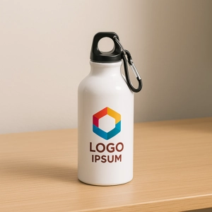 Botella Blanca Personalizada 600ml – Aluminio Premium