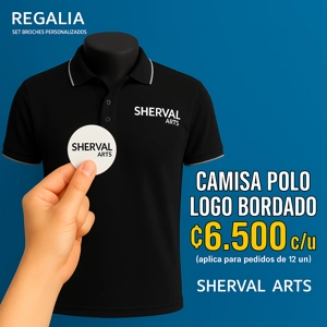 Camisa Polo con  Logo Bordado (12 unidades)