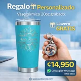 Vaso Térmico 20oz Turquesa – Nombre Pe..