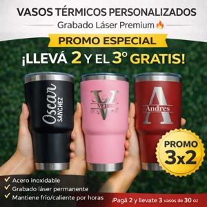 Vasos Térmicos Personalizados 30oz -  PROMO ESPECIAL 3x2