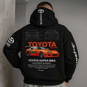 Hoodie Toyota Supra MK4 – Edición Premium Personalizada