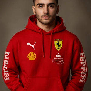 Hoodie Ferrari F1 – Edición Premium Personalizada